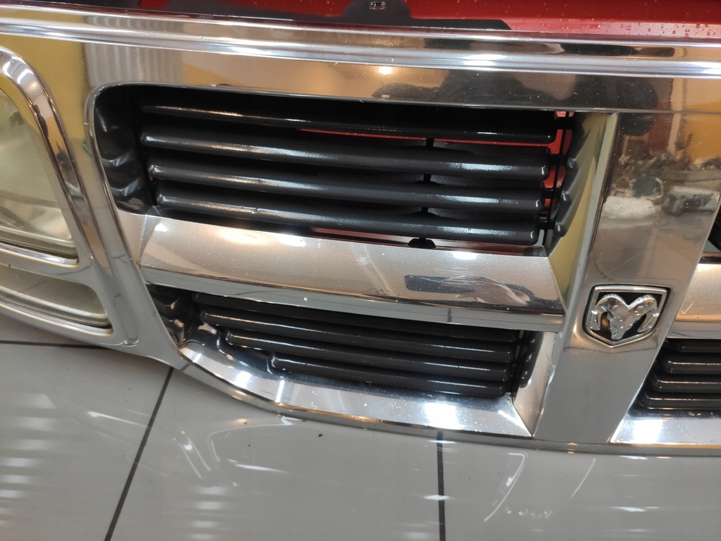 фото №6, Dodge nitro 08- решітка радіатора решітка радіатора рамка радіатора перед хром оригінал гарний