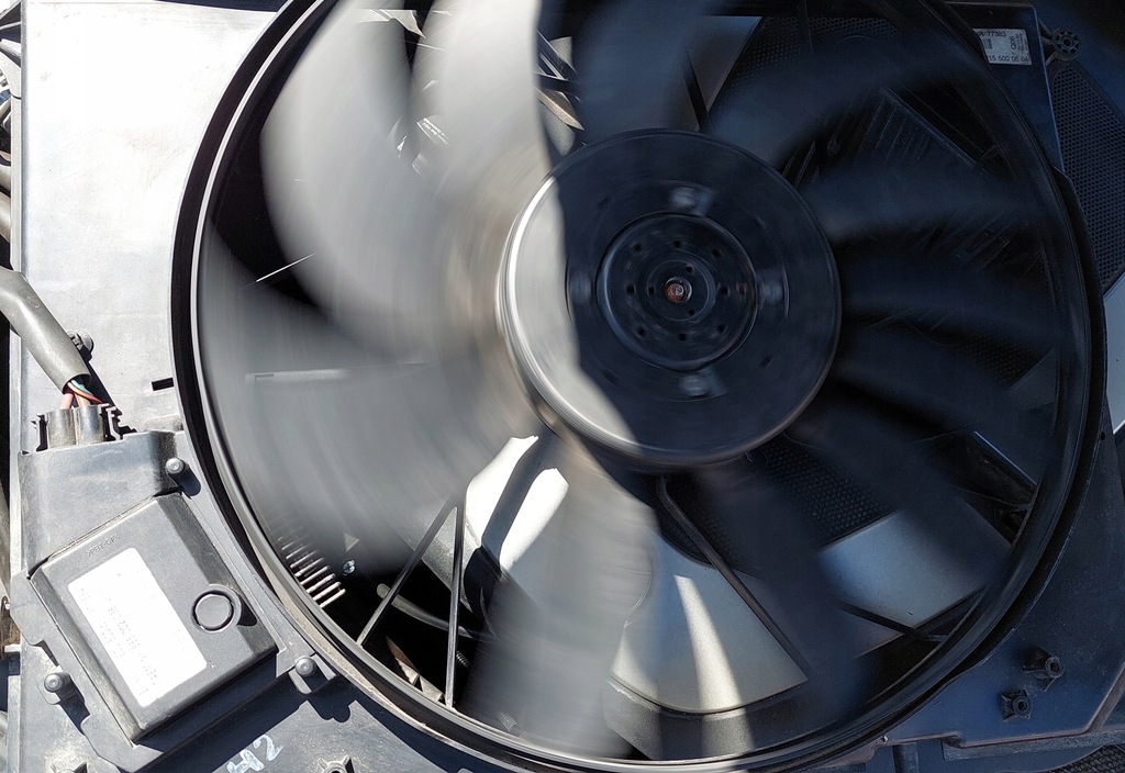 фото №13, Mercedes w220 3.7 4.3 5.0 вентилятор радіатора 650w