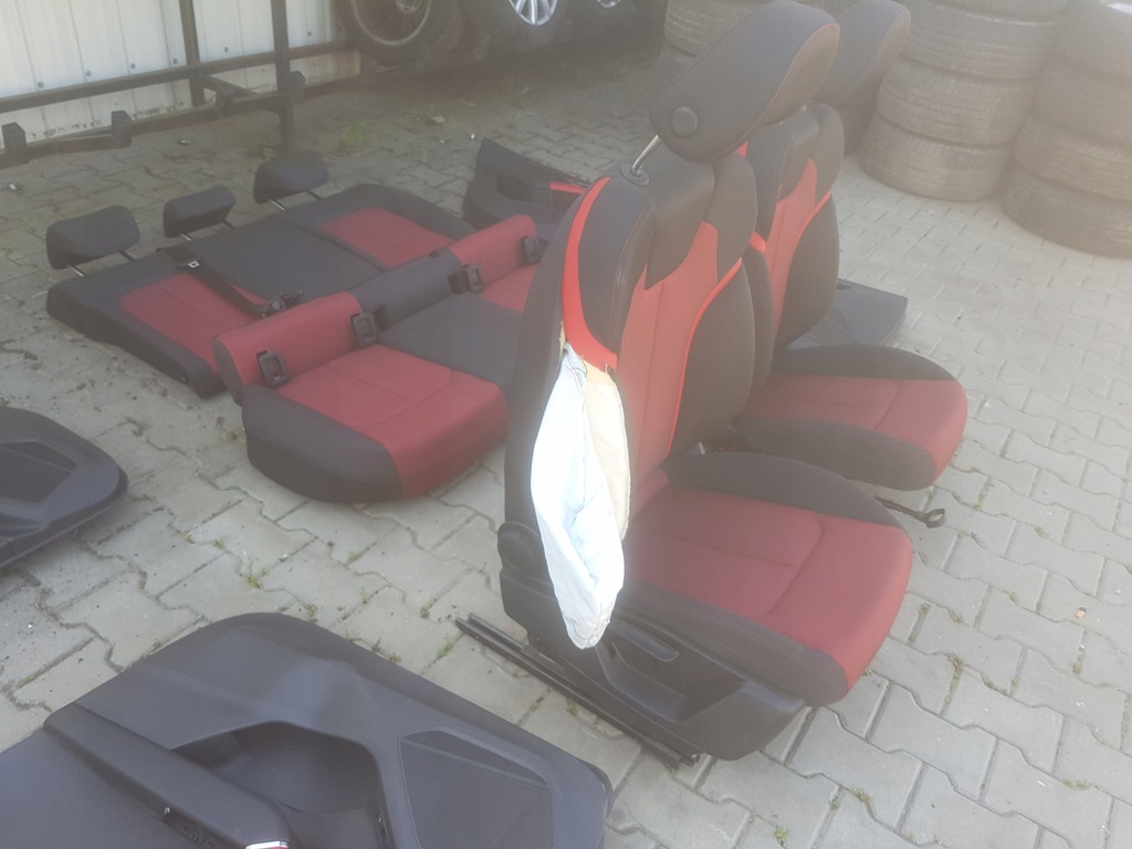 фото №4, Audi q2 16-20r сиденья заднее сиденье обшивки