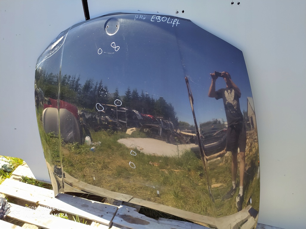 фото №4, Капот кришка двигуна bmw 3 e90 lift пошкоджена