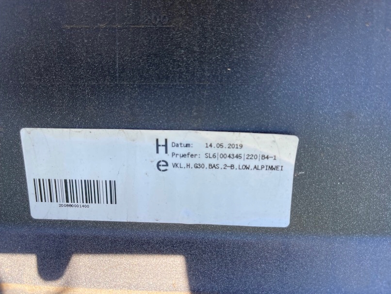 фото №6, Bmw 5 g30 sedan бампер задний задняя оригинал