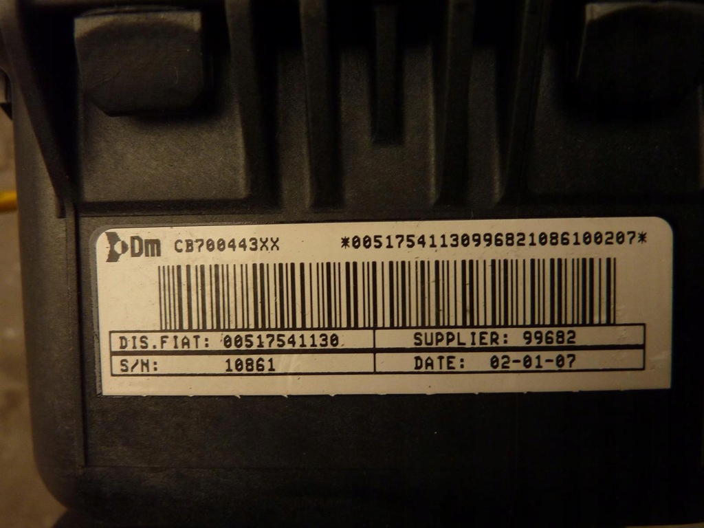 фото №16, Панель приладів консоль панель приладів подушки безпеки ремені датчик fiat grande punto eur