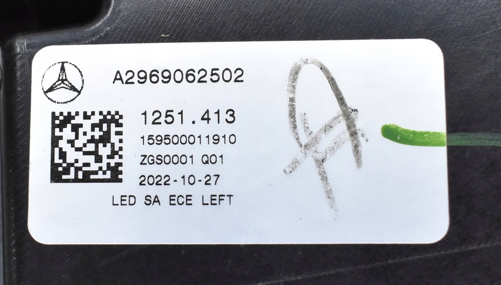 фото №11, Mercedes eqs w296 x296 suv ліва лампа перед передня org eu a2969062502