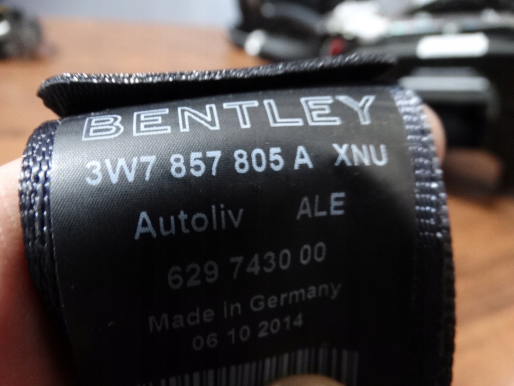 фото №3, Idealny pas натягувач задня bentley gtc lift 1