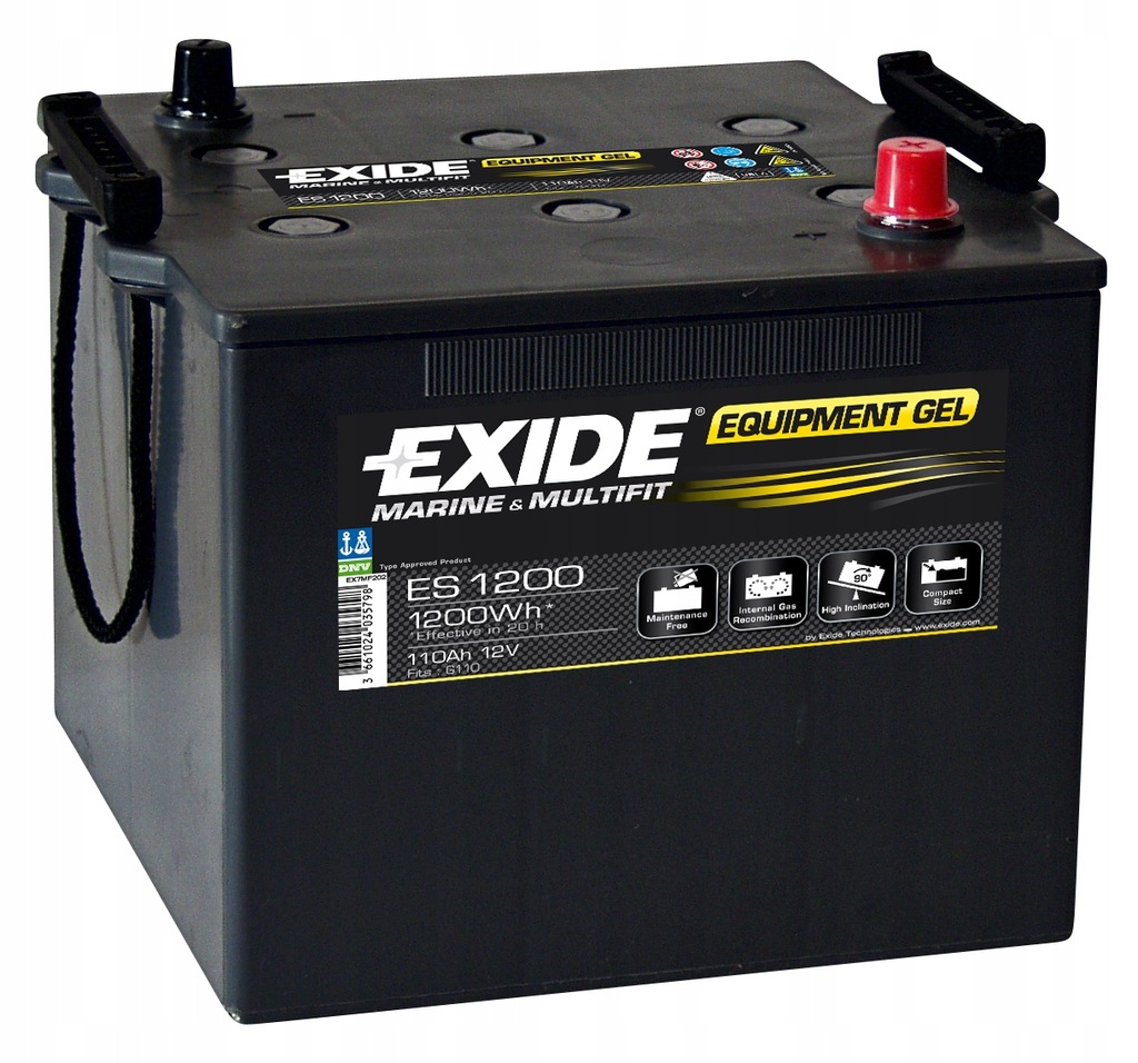 фото №2, Акумулятор exide es1200