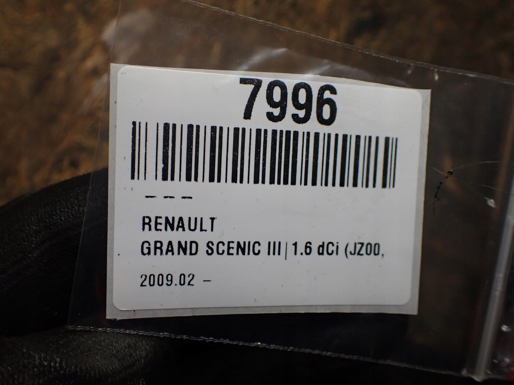 фото №8, Труба интеркулер renault grand scenic iii 11r 1.6 dci 165761844r 7996