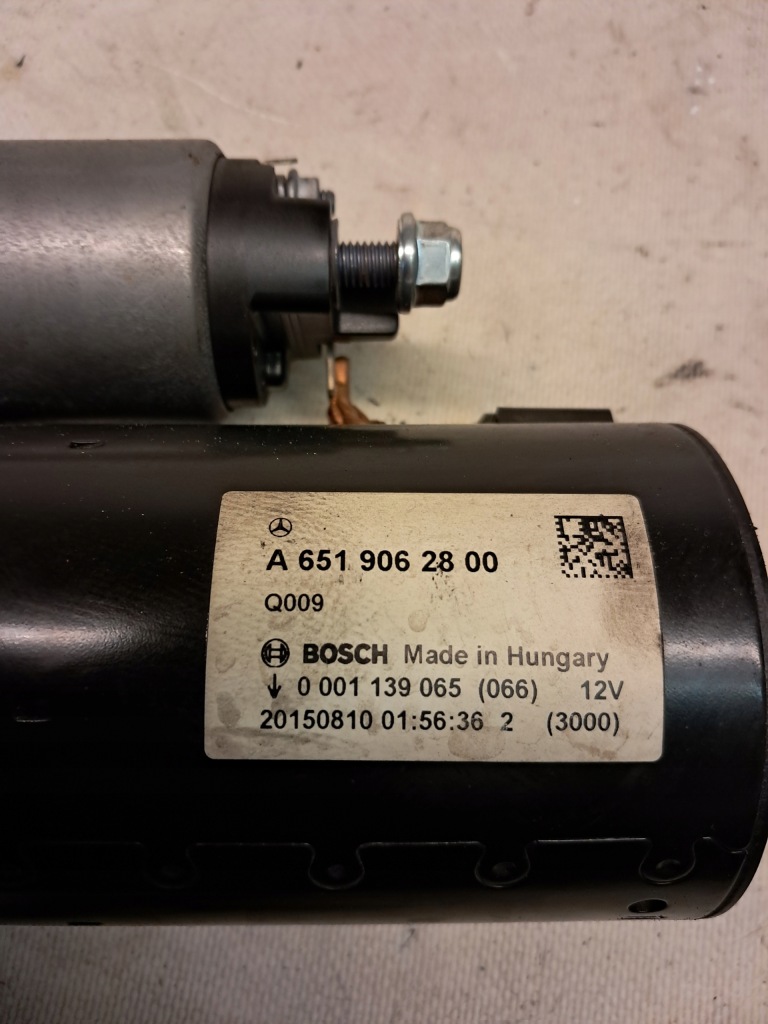 Стартер mercedes c klasa w205 2.2 cdi автоматическая коробка передач a6519062800 Оригинал