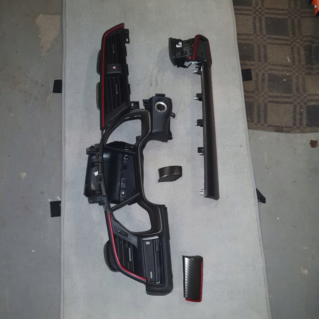 фото №3, Панель консоли корпус спидометра honda civic x r