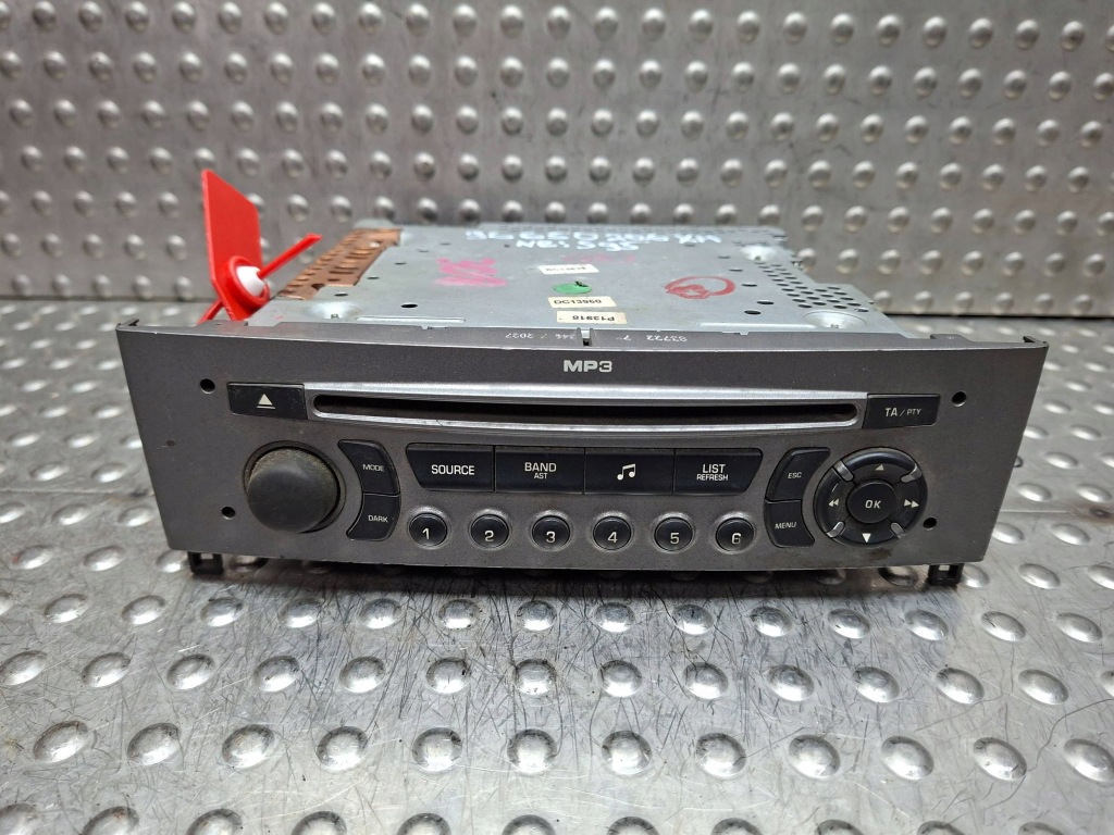 фото №1, Радіо cd 96650206xh peugeot 308 i t7 2007-