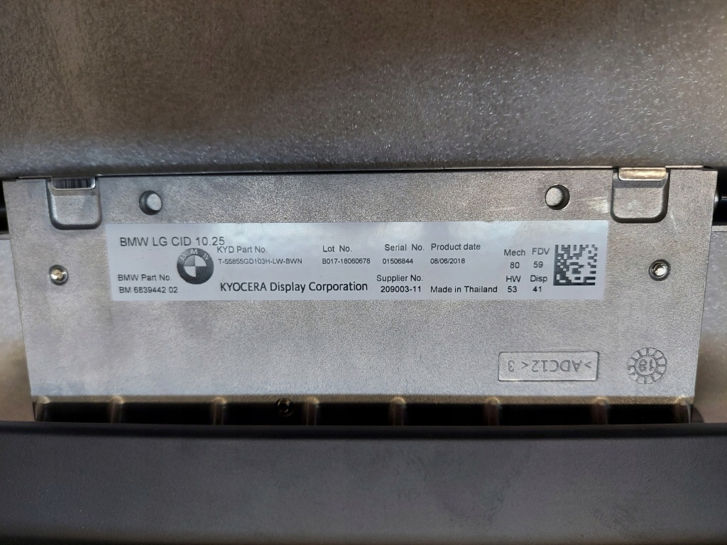 фото №10, Bmw 7 g11 g12 дисплей средний navi навигация экран 683944202