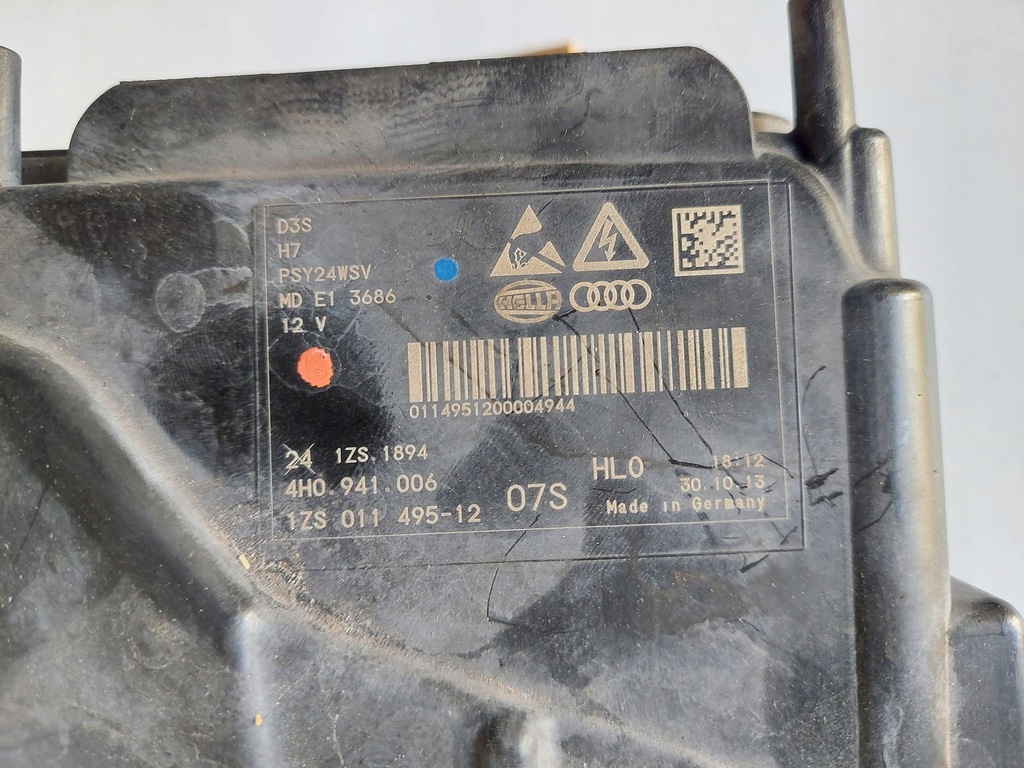 фото №11, Audi a8 d4 4h lift лампа правая перед ксенон led