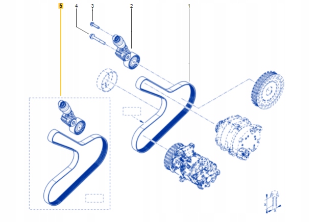 фото №1, Ina набір ремінь обладнання renault koleos ii talisman 2.0 dci 8201719296