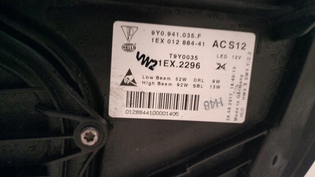 Porsche cayenne 3 9y фара ліва перед full led 9y0941035f європа Київ