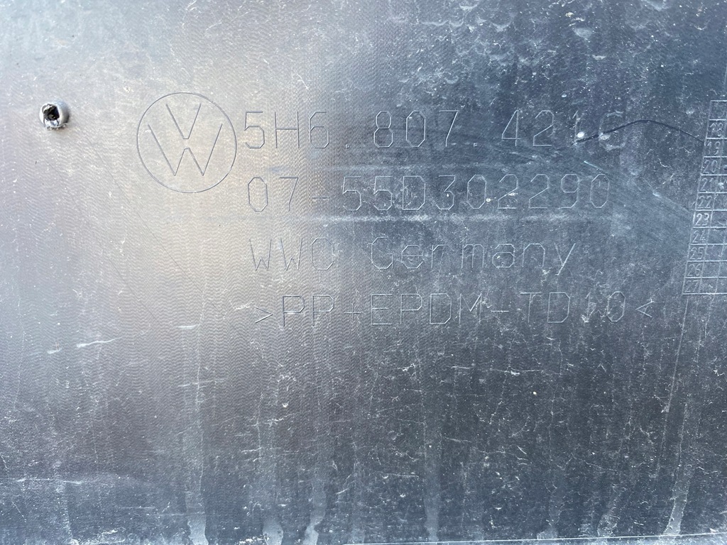 фото №8, Golf 8 viii 5h0 бампер задняя задний hb