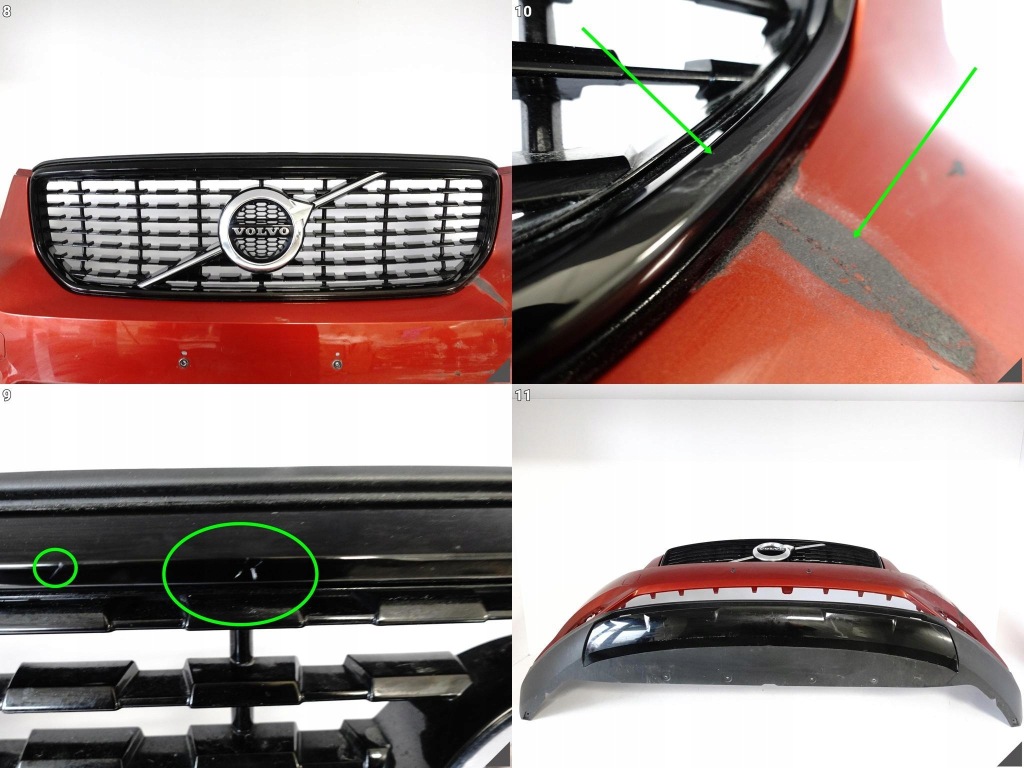 Купить Volvo xc40 r-design 18-22 бампер + решётка радиатора / решётка радиатора + спойлер перед