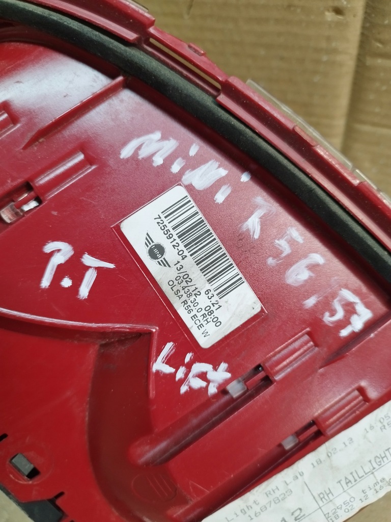 фото №5, Mini r56 r57 lift лампа правый задняя 7255912