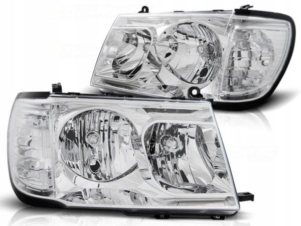 фото №1, Лампи toyota land cruiser fj100 98-03r хром depo