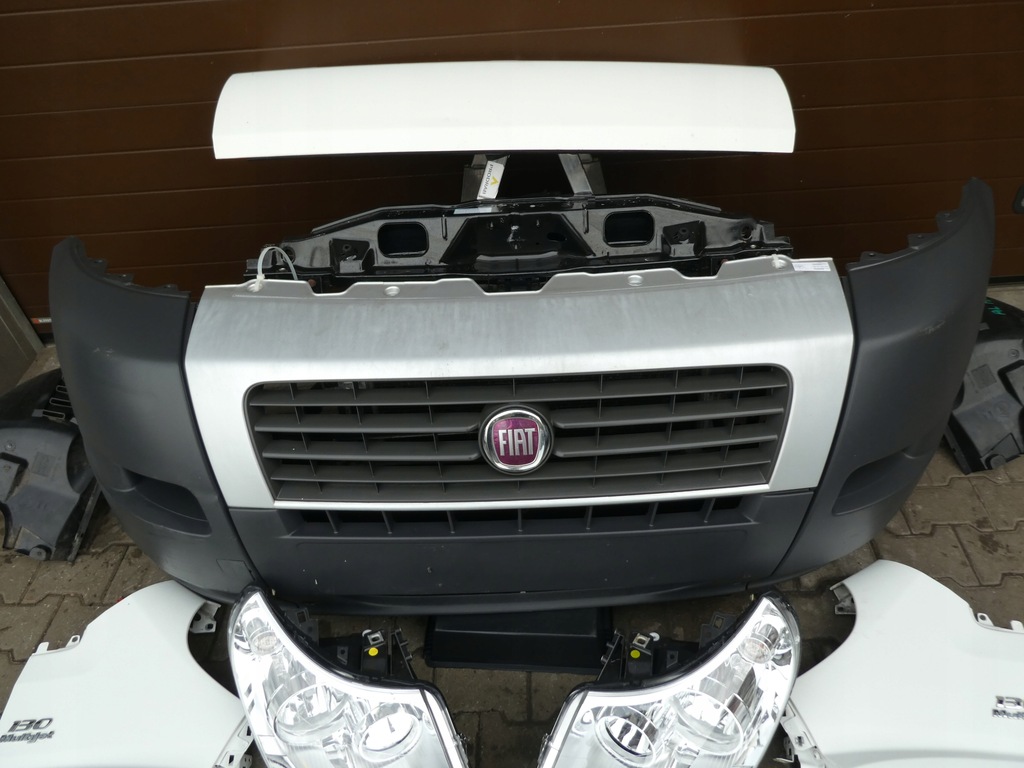 фото №6, Перед kompletny fiat ducato 2006-2014 белый