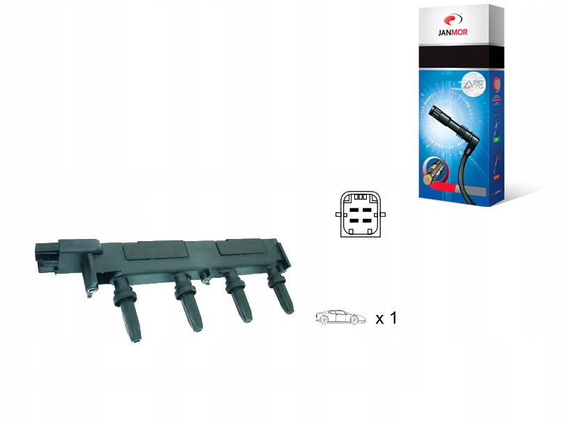 фото №1, Janmor катушка зажигания citroen fiat peugeot