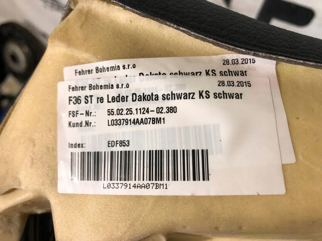 фото №10, Обшивка задний сиденье левый правый bmw 4 f36 кожа