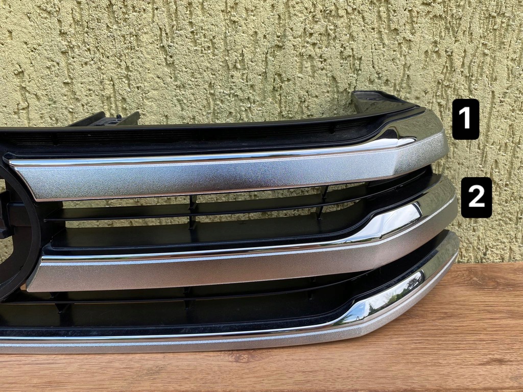 фото №1, Toyota hilux viii решётка радиатора решётка радиатора левый хром молдинг