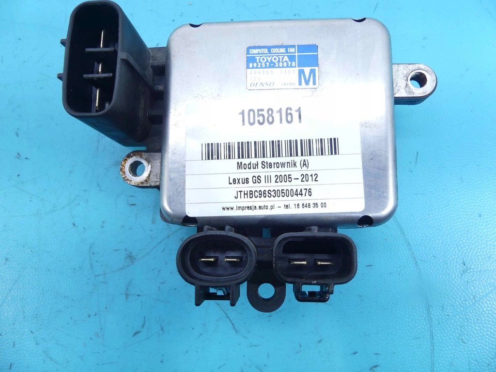 фото №1, Блок керування модуль вентилятора lexus gs iii 3.5b 450h