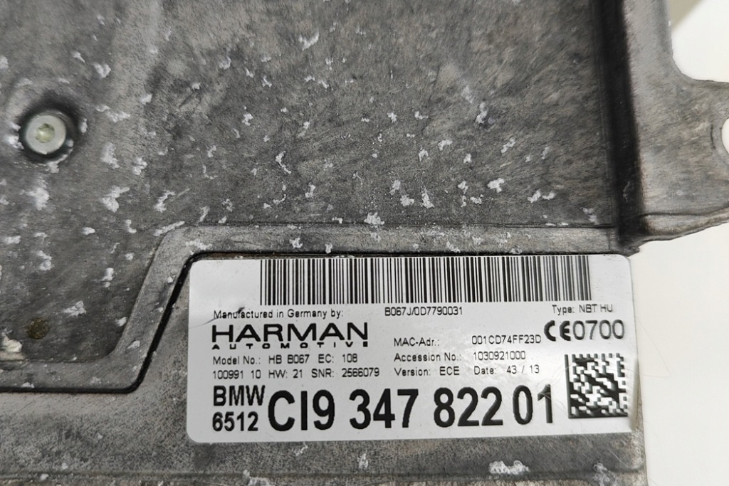 фото №8, Bmw 3 f34 music navi cd радио player блок главная 9347822 2013 23991729