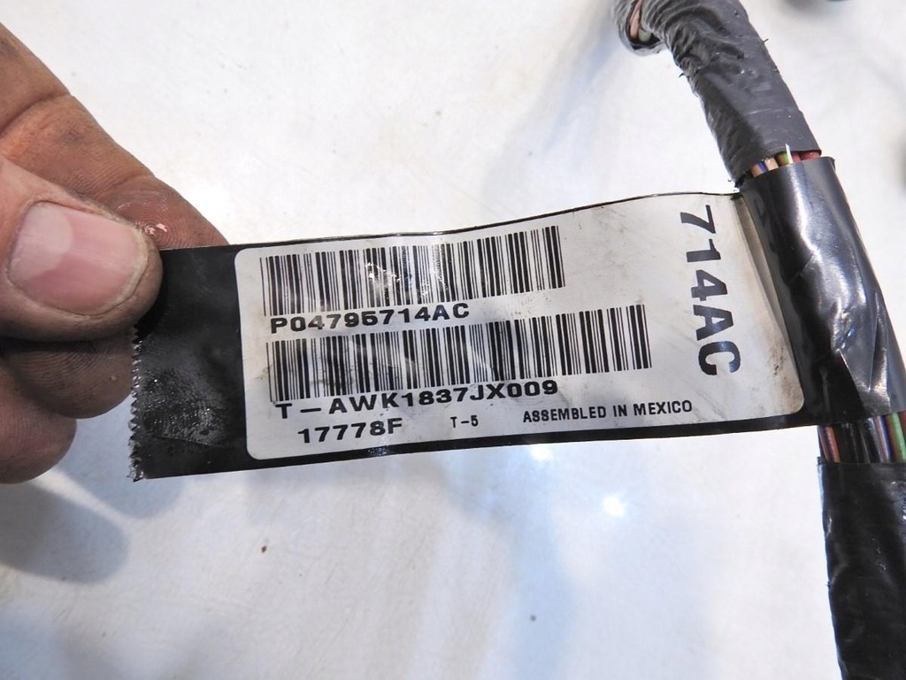 фото №7, Жгут дверь правая sebring iii cabrio