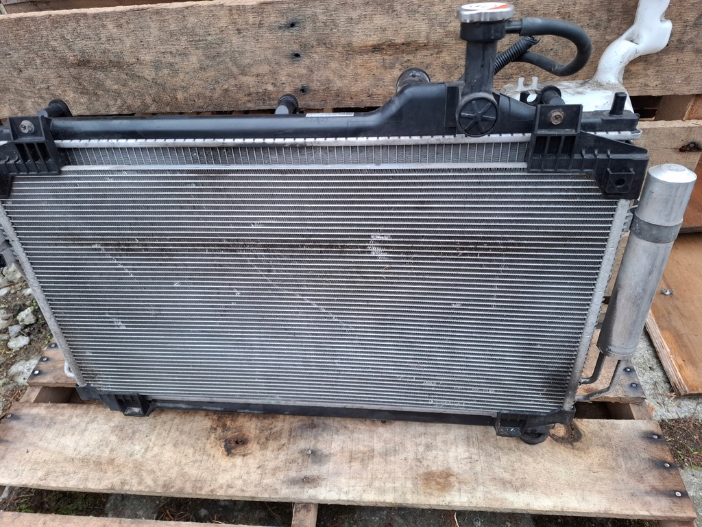 фото №7, Mitsubishi outlander iii 3 lift 15- pas передний балка комплект радиатор phev