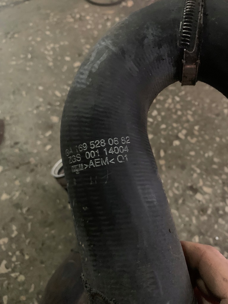 фото №6, Mercedes a klasa w169 wąż шланг радиатор бензин