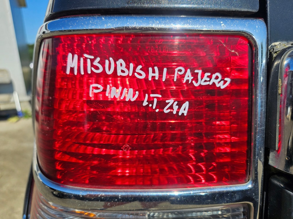 фото №5, Mitsubishi pajero pinin i лампа лівий задня ліва задня