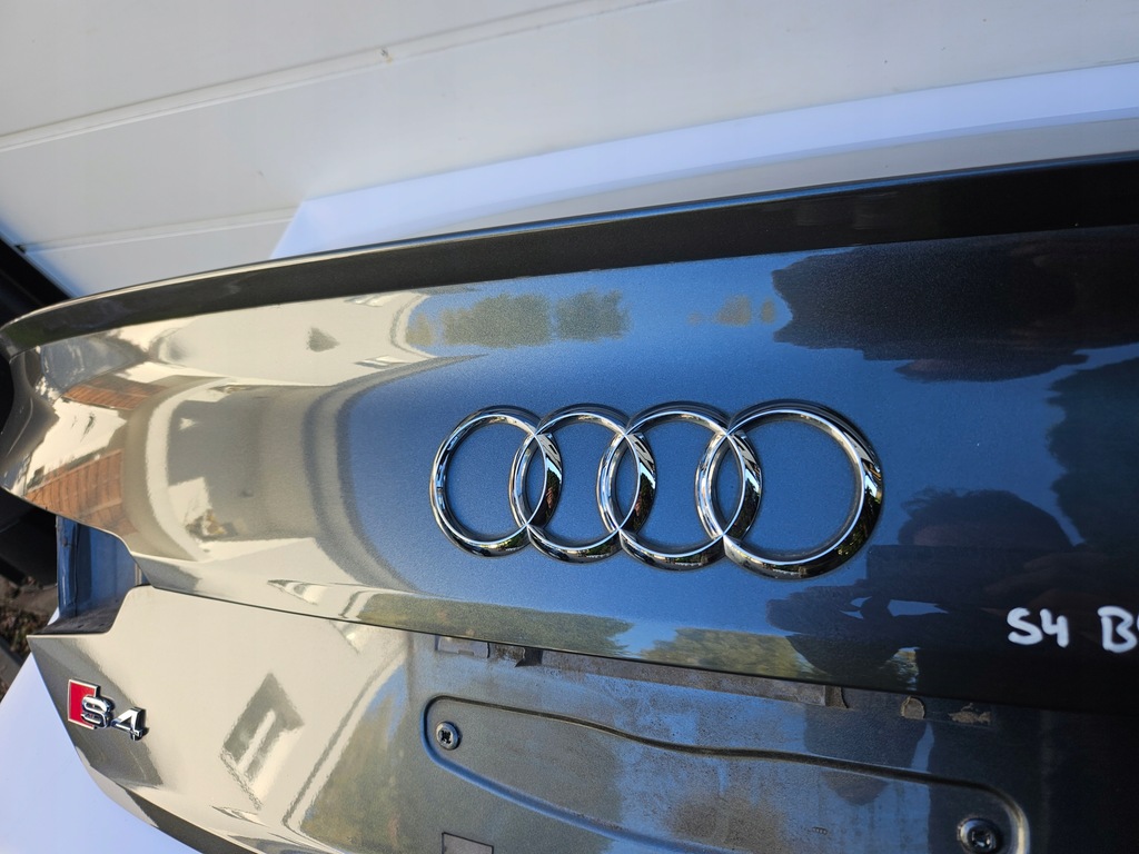 фото №7, Крышка багажника крышка багажника audi a4 b9 8w sedan lz7s s4 спойлер спойлер