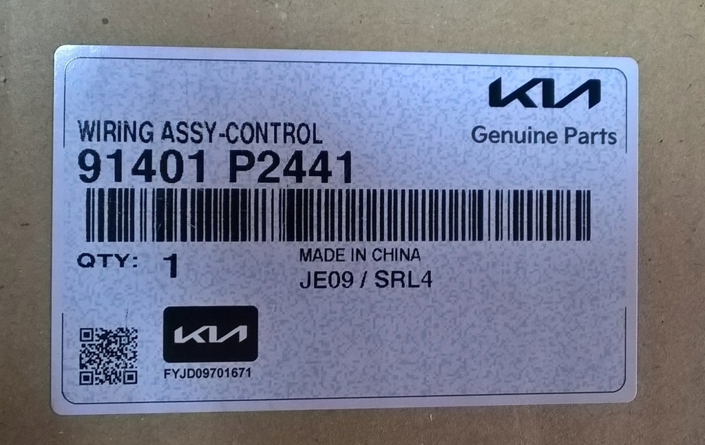 фото №15, Kia sorento 4 iv 2020-2025 электропроводка жгут двигателя 2.2crdi оригинальный номер 91401-p2441