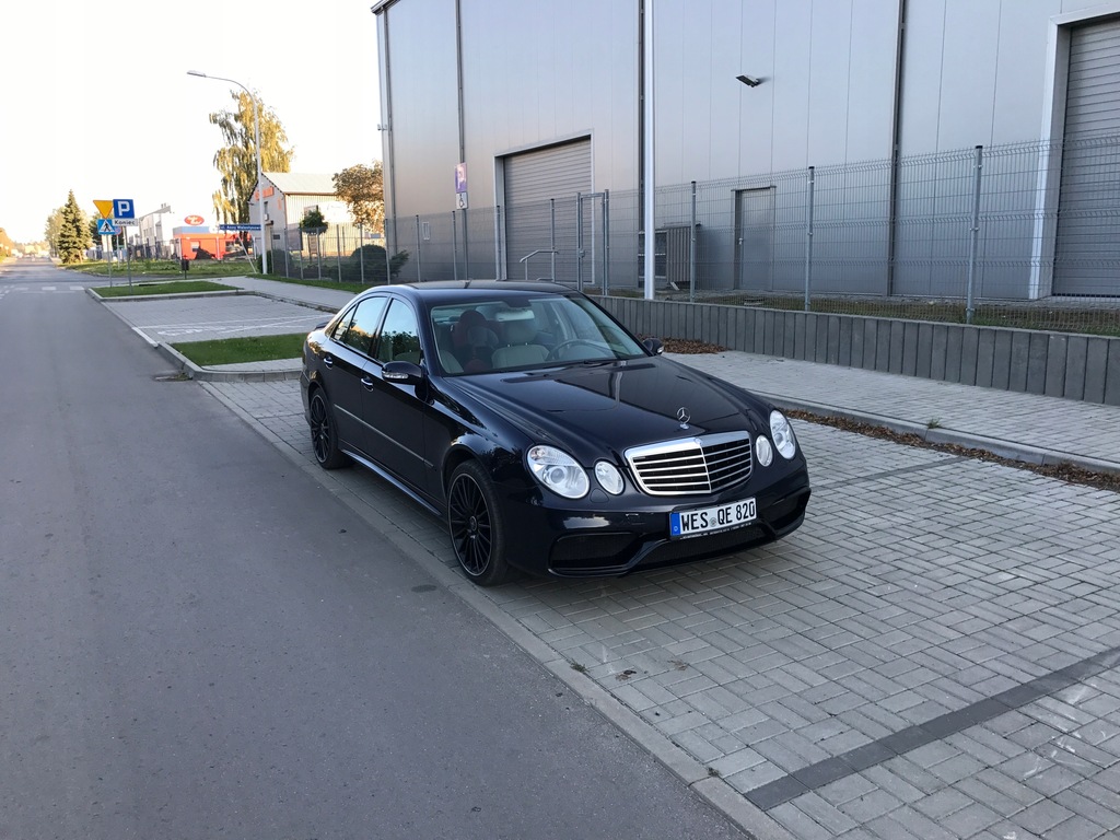 фото №8, Mercedes w211 facelift face lift бампер передній перед спойлер тюнінг