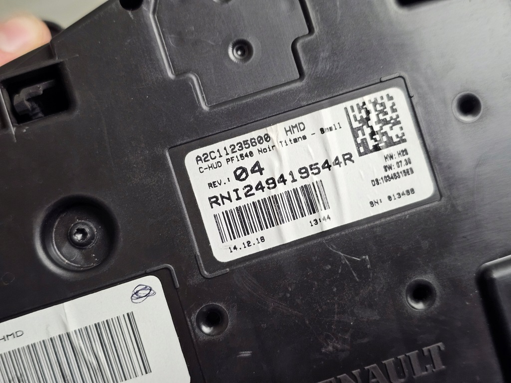 фото №4, Дисплей проектор head up renault megane iv europa 249419544r