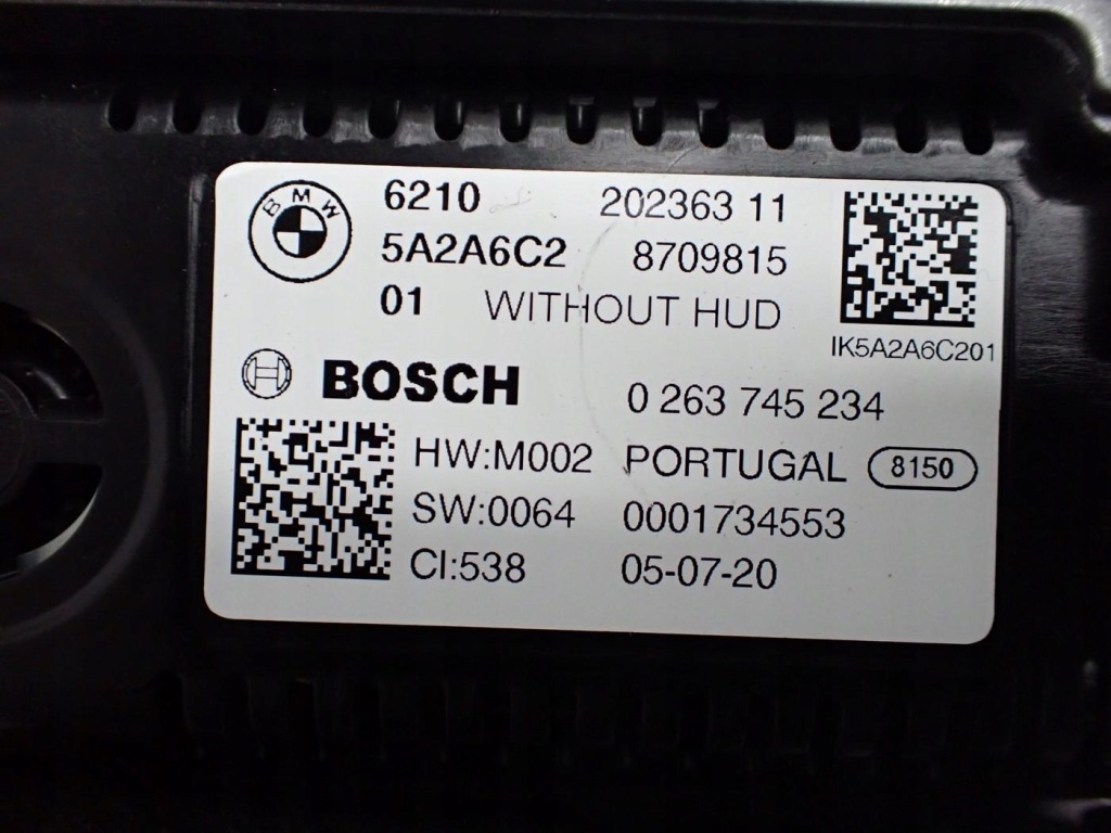 Панель приборів європа 20236311 0263745234 9435548 530e bmw 5 g30 20r Недорого