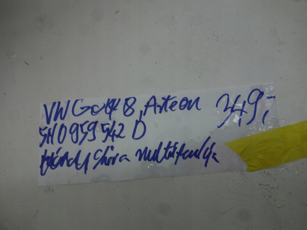 фото №11, Воздуховод vw golf viii 8 arteon кожа мультифункция 5h0959542d