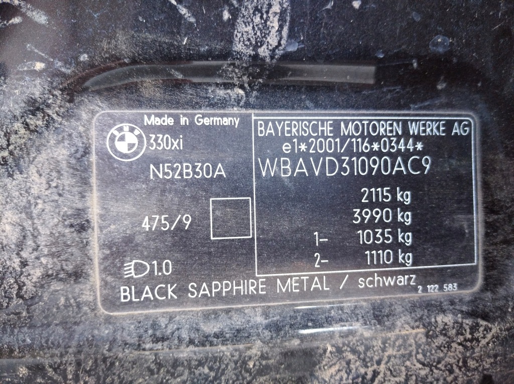 фото №10, Bmw 3 e90 sedan скло кузовна задня задня