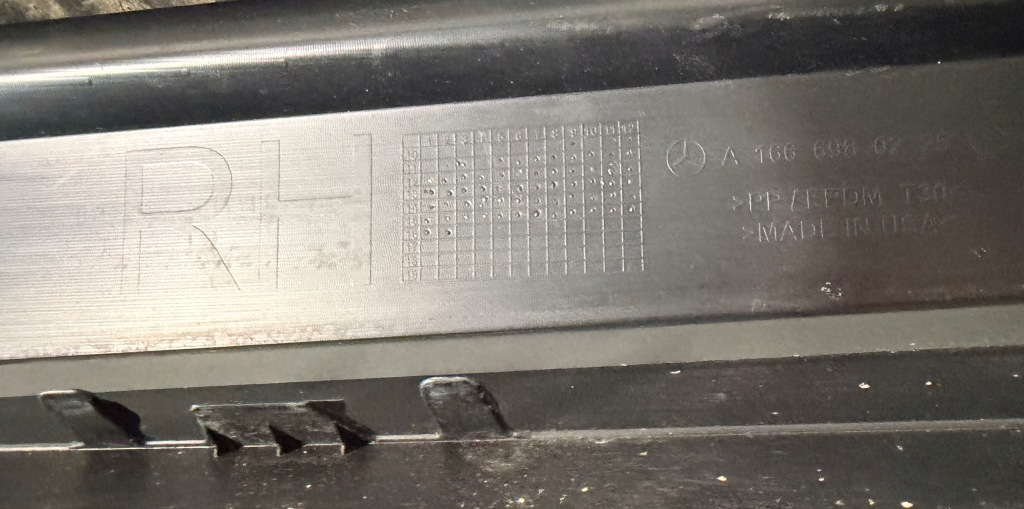 Mercedes ml amg a166 166 молдинг порог правый  порог оригинальная Оригинал