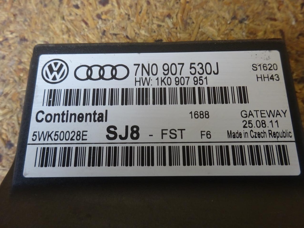 фото №13, Sharan 7n audi a3 8p ttrs tt 8j модуль блок управления шлюз 7n0907530j