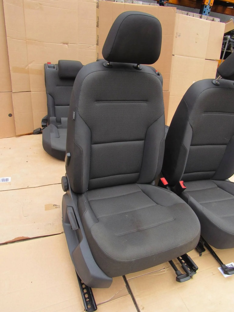 фото №7, Volkswagen golf 7 vii оббивка сидіння сидіння передні заднє сидіння обшивки