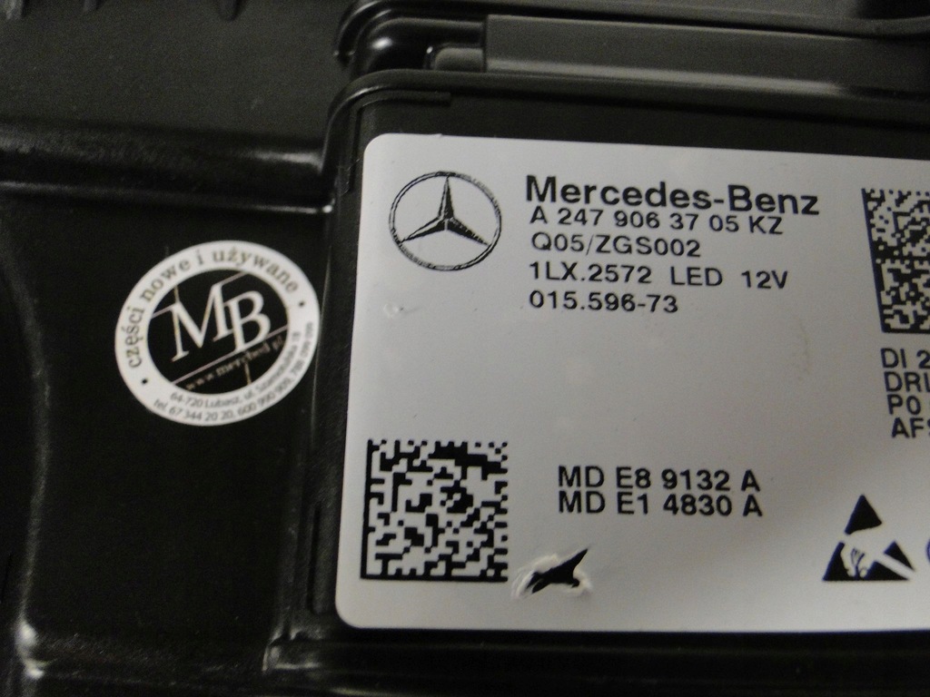 фото №13, Mercedes gla 247 h247 лампа левая led high perf