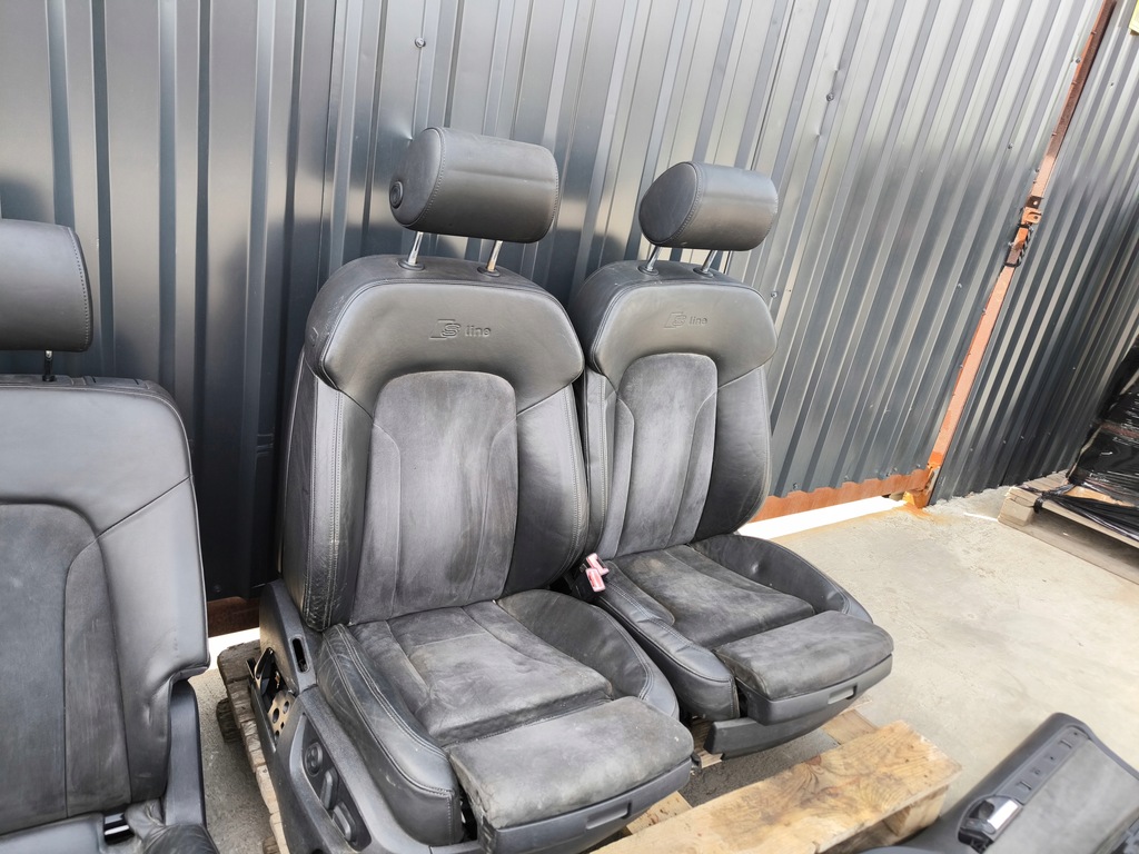 фото №9, Сидіння сидіння audi q7 4l 7 осіб шкіра alcantara s line bose комплект