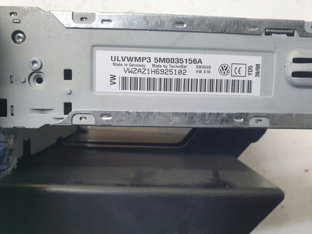 Радіо vw golf plus 5m0035156a Зі Шроту
