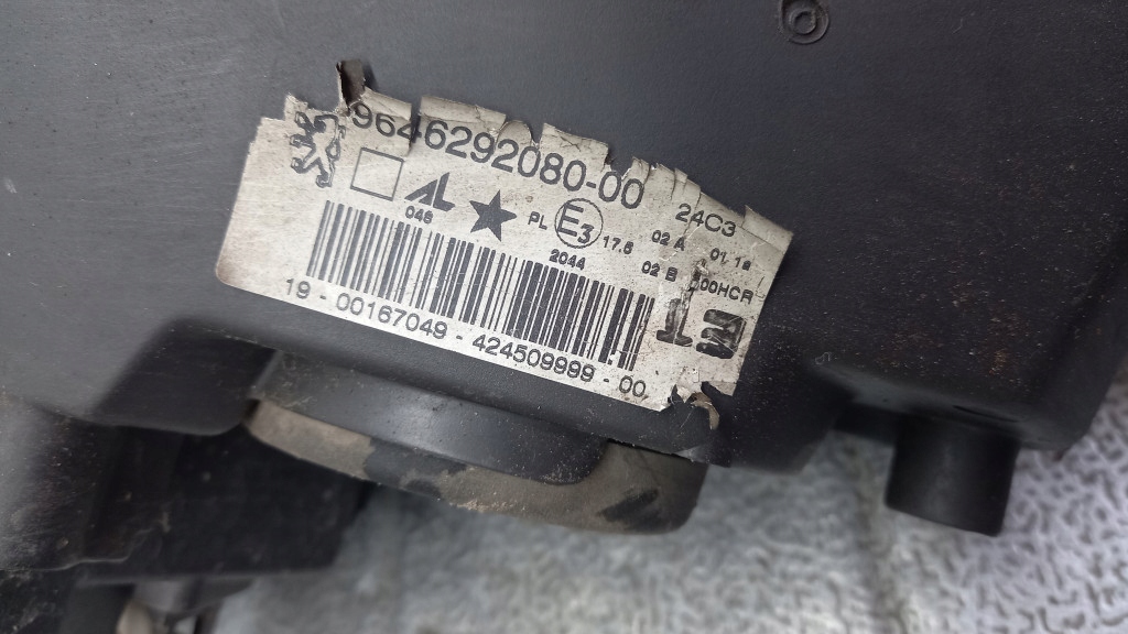 фото №6, Фара левый peugeot 307 i 03r hb 9646292080-00