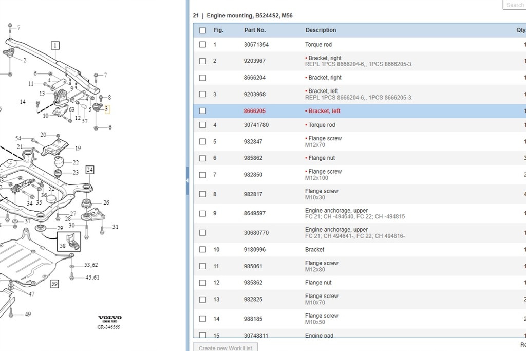 фото №6, Подушка двигателя левая volvo v70 ii sw 8666205 2.4l бензиновый 103kw 2006