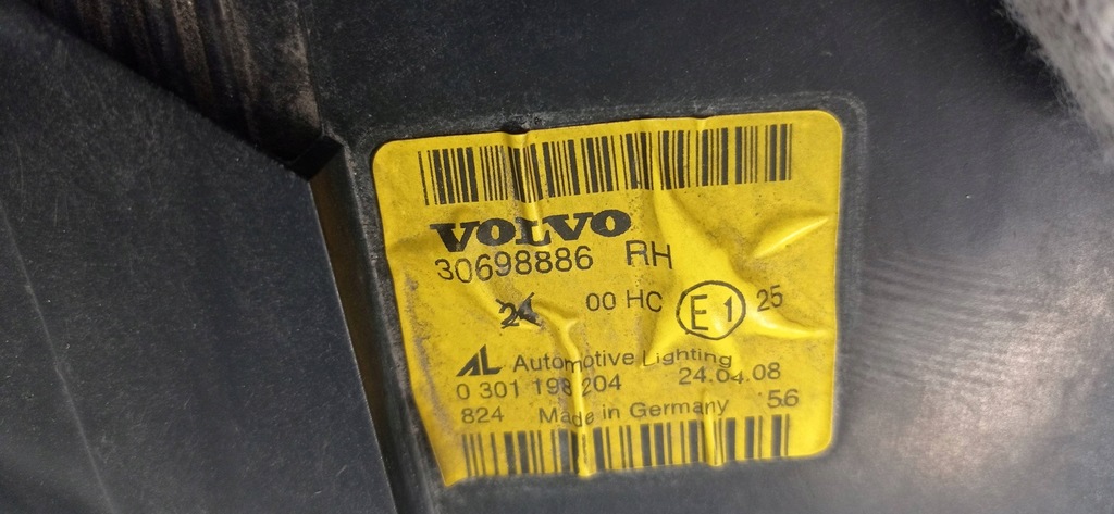 фото №6, Volvo v50 s40 фара перед передний правый