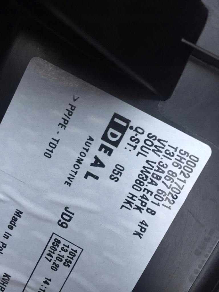 фото №8, Vw golf 8 защита крышки задняя 5h6867601b 5h6867601a