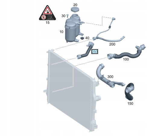 фото №1, Шланг труба wody mercedes c klasa w206 21-
