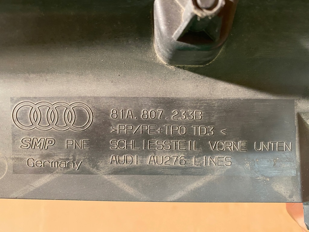 фото №6, Audi q2 81a плита захист pod бампер 81a807233b